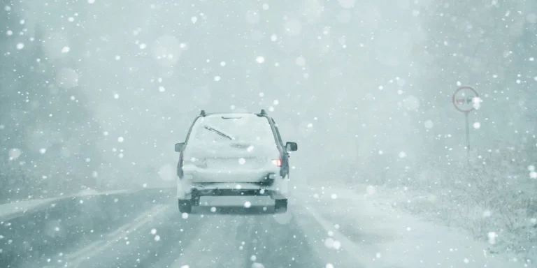 Snow-Covered vehicle
